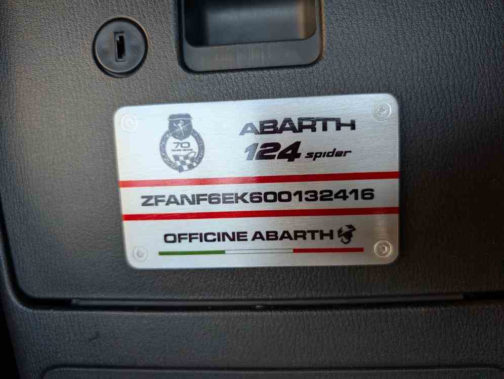 Abarth 124  Spider 70° Anniversario Turismo 1.4 t. m.air  170cv - vendita auto a Genova